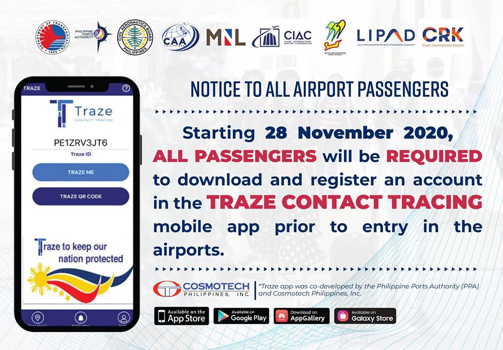 PH Requires All Inbound Travelers to Register Through COVID-19 Contact Tracing App