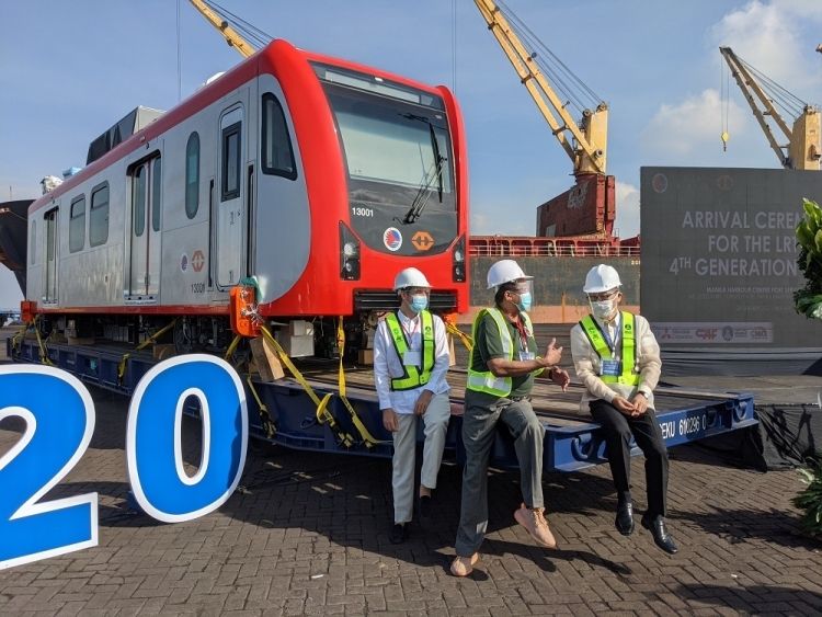 Japan-Funded LRT-1 Train Cars Arrive in Philippines