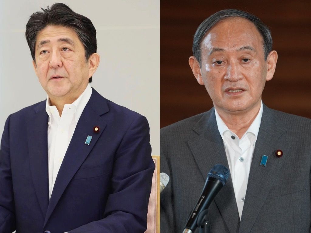 Japan’s Abe to Suga: ‘Thank You’