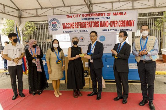 Japan Donates Cold Chain Equipment for COVID-19 Vaccines to Philippines