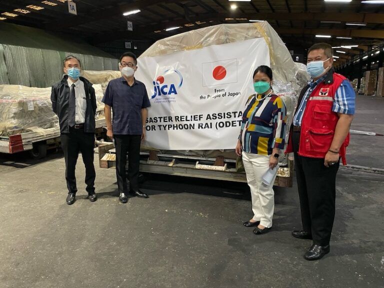 Japan’s Relief Goods for Typhoon ‘Odette’ Victims Arrive in Philippines