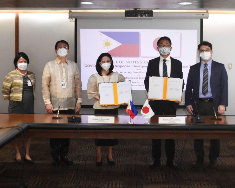 Philippines Exchanges Notes with Japan for ¥30-B Loan to Support COVID-19 Response