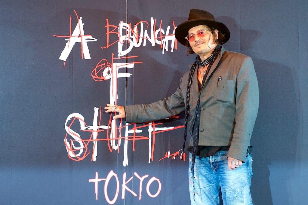 Johnny Depp Returns to Tokyo, This Time as a Visual Artist
